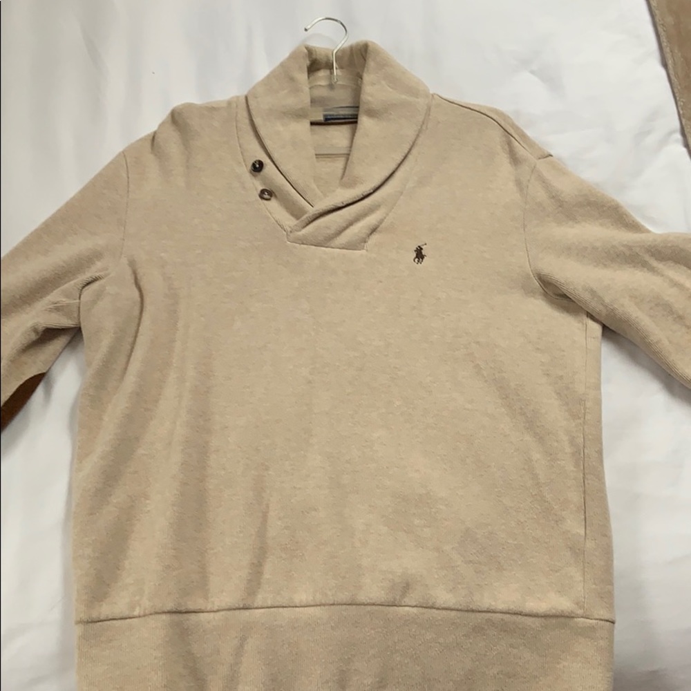 Large polo sweater